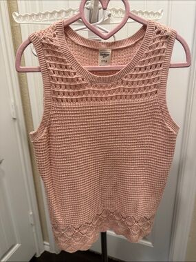OshKosh B'gosh Dusty Pink Knit Sleeveless Top and skirt set